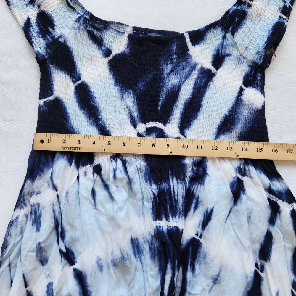 NEW Swimsuits For All Tie-Dye Sleeveless Maxi Cover Up Smocked Dress Beach Pool - Picture 10 of 10
